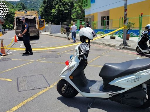 快訊／土城國中前嚴重車禍 騎士被垃圾車捲入「臟器外露」搶救無效│TVBS新聞網