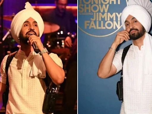 Did you know Diljit Dosanjh's diamond-encrusted watch he wore on Jimmy Fallon's show is worth Rs 1.2 crore? Netizens REACT | Hindi Movie News - Times of India