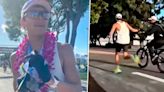 Lideró toda la maratón de California, pero fue descalificado por beber un vaso de agua que le dio su papá