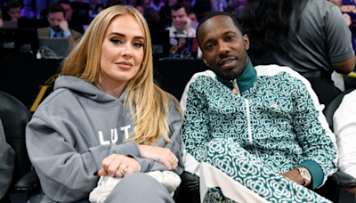 Adele Sparks Engagement Rumours With Rich Paul As She Steps Out With Giant Diamond Ring