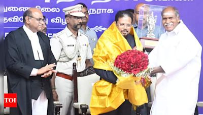 Kailashnathan assumes office as Puducherry lieutenant governor | Puducherry News - Times of India