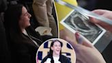 Caitlin Clark signs fan’s ultrasound picture in bizarre request at Bucks-Pacers playoff game
