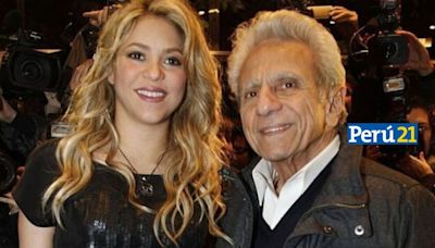 Papá de Shakira presenta una leve mejoría tras ser internado en UCI