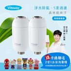 【送卡通聯名沐浴洗髮精】Vitaway 維他惠森林SPA活水沐浴過濾器-2入-家庭兩衛超值組-台灣製造-陳月卿推薦