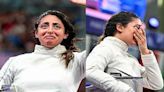 Fencer Nada Hafez competes in Olympics while pregnant