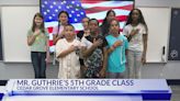 The Daily Pledge: Mr. Guthrie’s 5th Grade Class