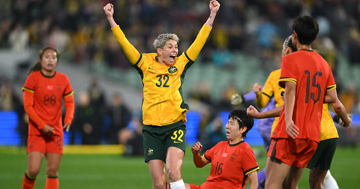 Matildas draw 1-1 with Asian champions China in football friendly
