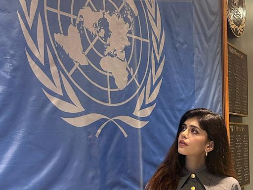 Sanjana Sanghi Takes Global Stage at United Nations Headquarters In New York, Pics Go Viral - News18
