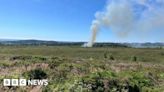 Fire at Devon beauty spot caused by model aircraft - fire service