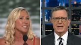 "She Said Something Absolutely Chilling": Stephen Colbert Was Disturbed By This Part Of Marjorie Taylor Greene's RNC Speech