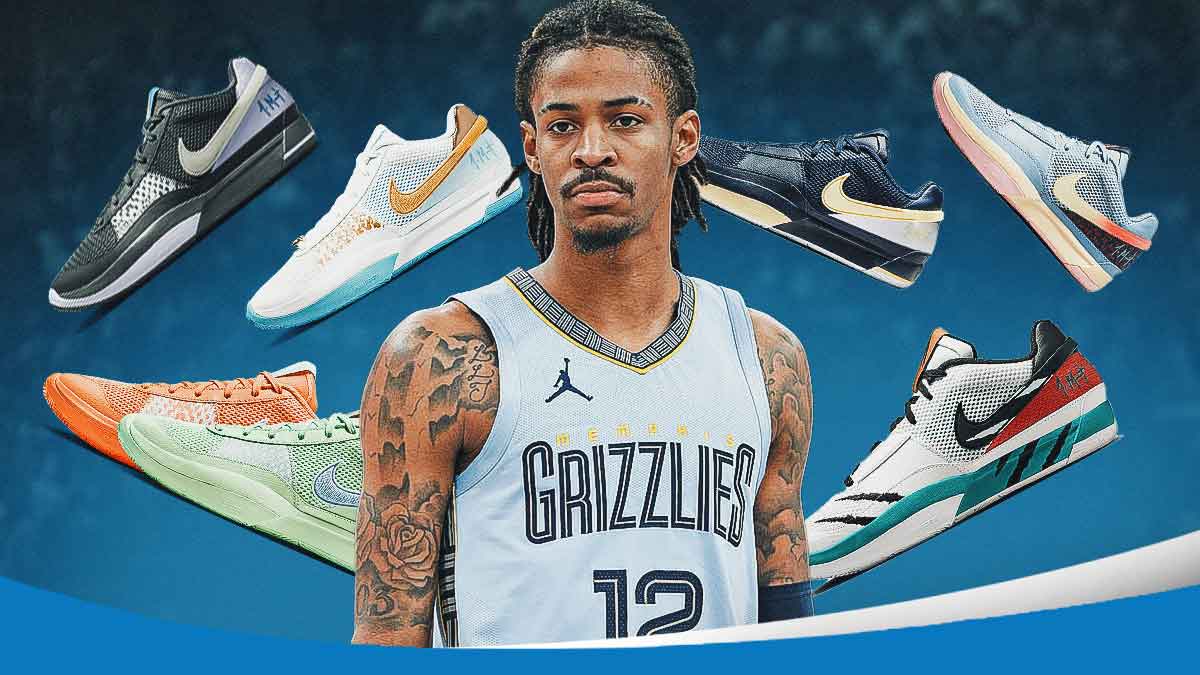 Grizzlies' Ja Morant shows off signature Nike shoes