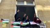 Tras intervención policial, estudiantes reanudan protesta propalestina en una universidad de París