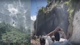 WATCH Video: Massive Landslide In Chamoli Halts Traffic On Badrinath National Highway In Uttarakhand