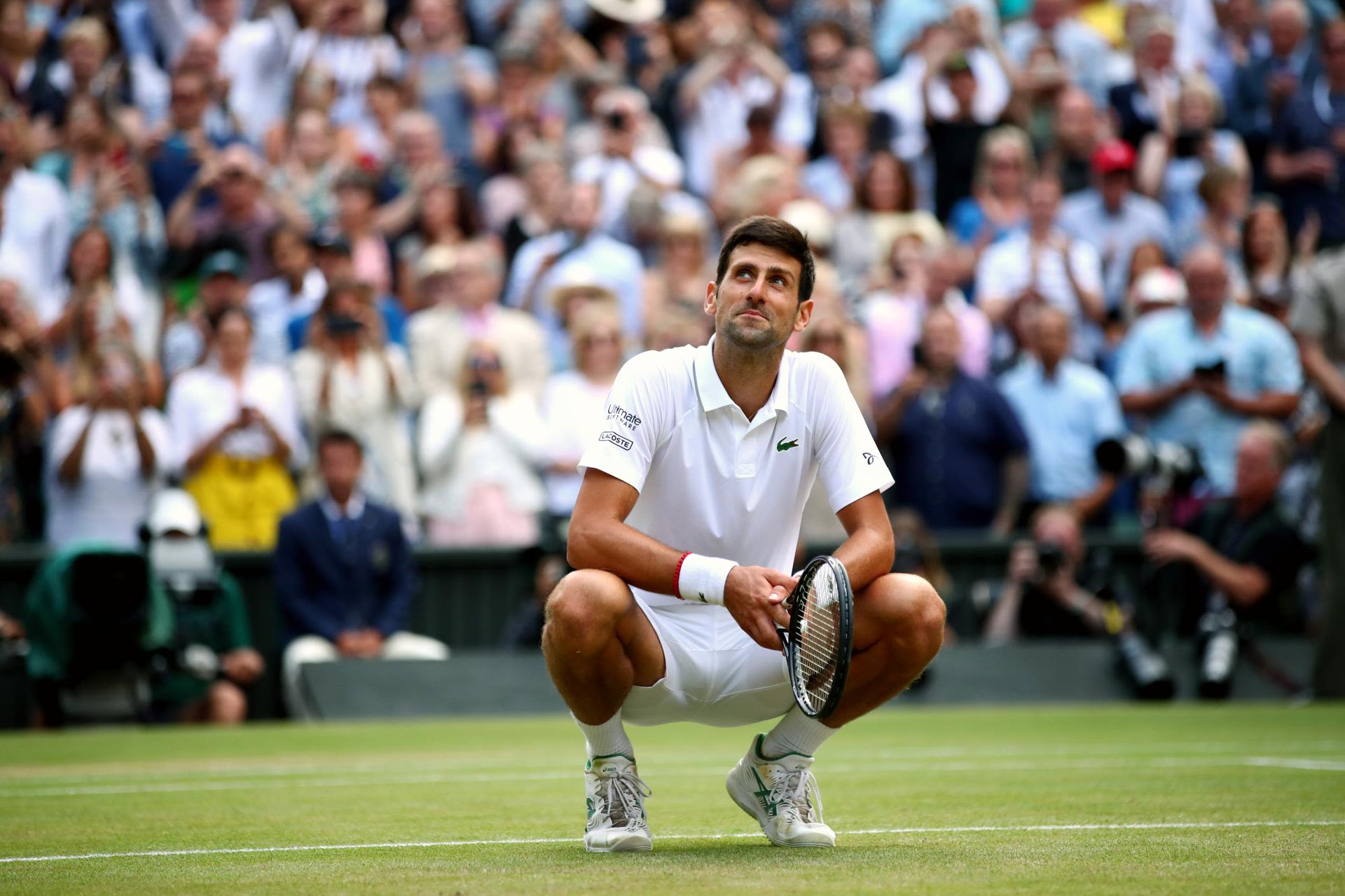 Novak Djokovic is pushing hard for Wimbledon