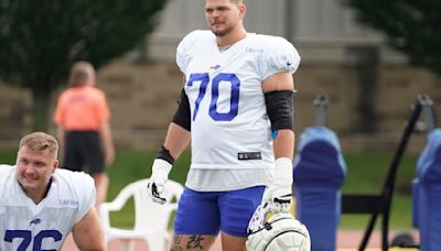 Bills OL Alec Anderson was hospitalized last week. He returned almost instantly. 'The dude's a warrior'