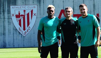 La imagen de Valverde y los dos fichajes del Athletic