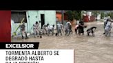 Favorece a 210 presas la tormenta ‘Alberto’ y baja presión