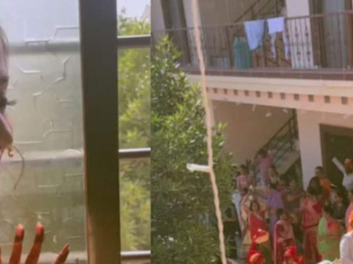 Bride, Standing By The Window, Waves At Groom. Watch His Reaction - News18