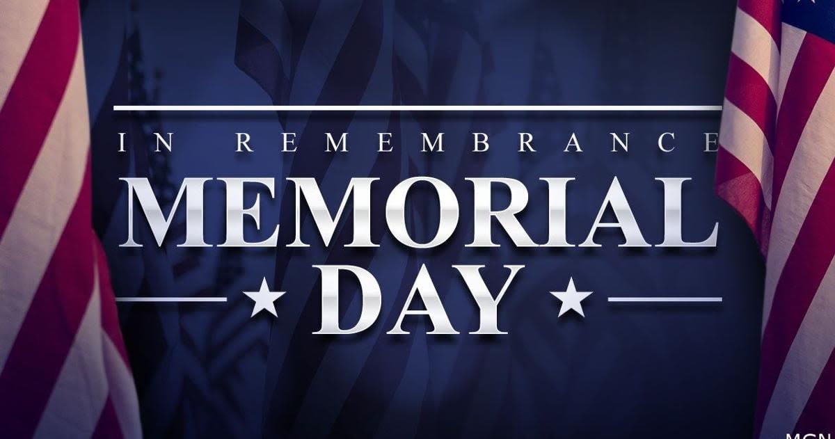 Memorial Day events scheduled around the area