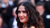 Salma Hayek Is a Total Bombshell in Skintight Crimson Dress on the Red Carpet