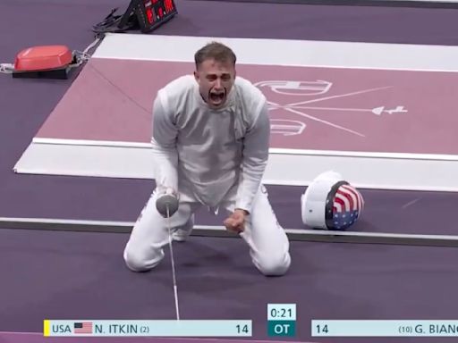 American Fencer Nick Itkin Gets Two Intense Celebrations Thanks to Judge’s Review