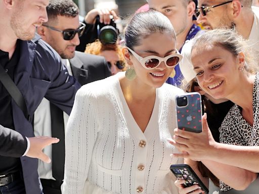 Selena Puts an Affordable Spin on Riviera Chic In Cannes