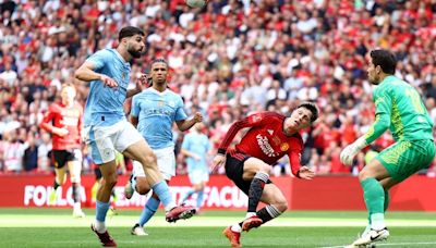 El blooper en la defensa del Manchester City que provocó el gol de Alejandro Garnacho en la final de la FA Cup