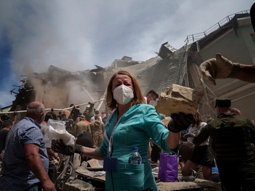 ‘The whole room was covered in blood’: Inside the Russian missile strike on a Kyiv children’s hospital