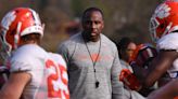 C.J. Spiller helps keep up the Clemson running back tradition as the Tigers' position coach