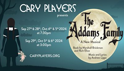 The Addams Family - A New Musical in Raleigh at Cary Arts Center 2024