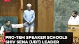 Pro-tem Speaker schools SS(UBT) leader Nagesh Bapurao, asks to retake oath after initial flub