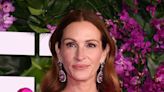 Julia Roberts Plastered Photos of George Clooney on Her Dress in Must-See Look