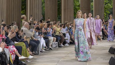 Marc Cain's SS25 Berlin Show Was A Celebration Of 'Bridgerton'-Inspired Opulence And Dreamy Pastels