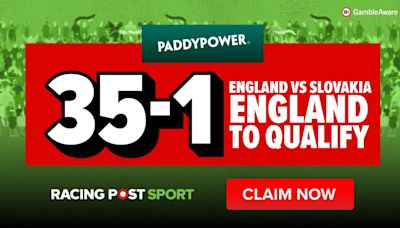 Euro 2024 betting offer: get 35-1 boosted betting odds for England to beat Slovakia with Paddy Power