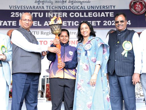 Ashwini Nachappa inaugurates 25th VTU Inter-College State-level Athletic Meet - Star of Mysore