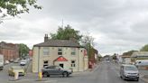 Man dies after car crashes into pub and bursts into flames following police chase