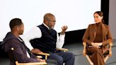 Meghan Markle Chats with David Oyelowo and Misan Harriman in New Photos from Surprise Netflix Event