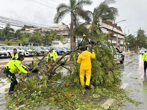 El huracán Beryl causa lluvias "muy fuertes" en la frontera noreste de México