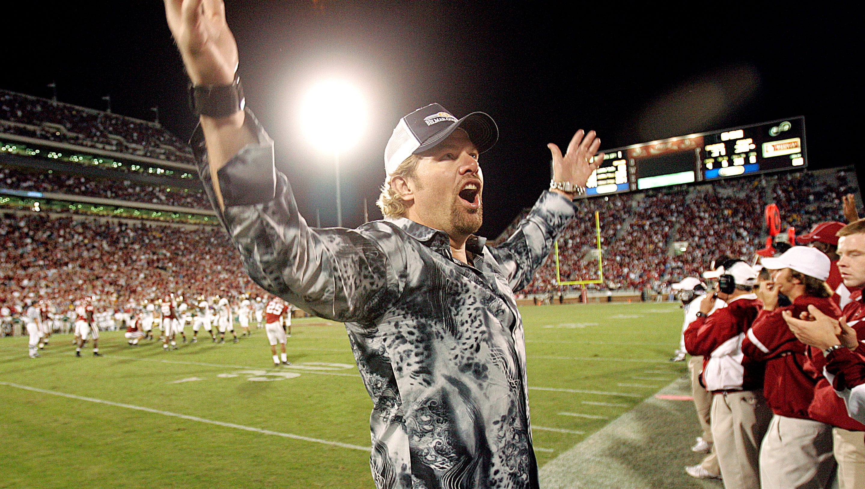 OU football reveals Toby Keith tribute logo for Sooners' spring game