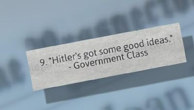 Sacramento school newspaper quote draws controversy: "Hitler's got some good ideas."