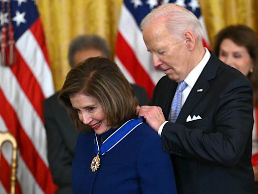 Biden awards Presidential Medal of Freedom to Nancy Pelosi, Al Gore, Michelle Yeoh and more