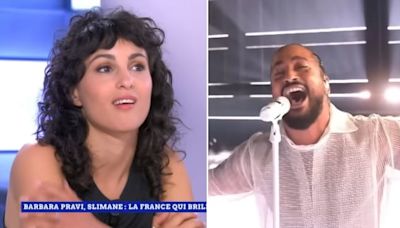 "J'aurais voté pour lui" : Barbara Pravi bluffée par Slimane à l'Eurovision (VIDEO)