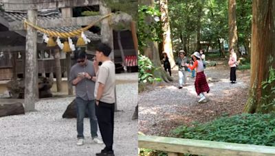 院內抽菸又唱歌跳舞 日本這間神社「禁南韓人進入」惹議