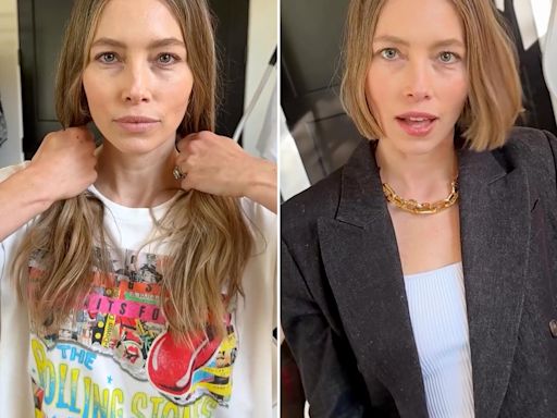 Jessica Biel Proves the Bob Haircut Trend Is Alive and Well After Chopping Off Her Long Locks