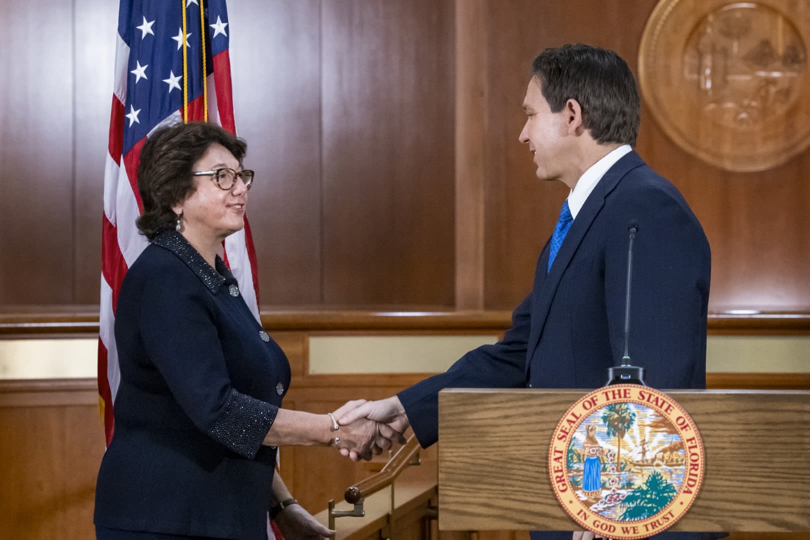 Gov. DeSantis signed education deregulation measure, a priority of Kathleen Passidomo