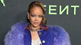 Rihanna Returns to the Red Carpet in an Electric-Purple Fur Coat and Matching Sneakers