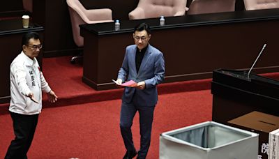 國會職權修法覆議案表決 江啟臣投票 (圖)