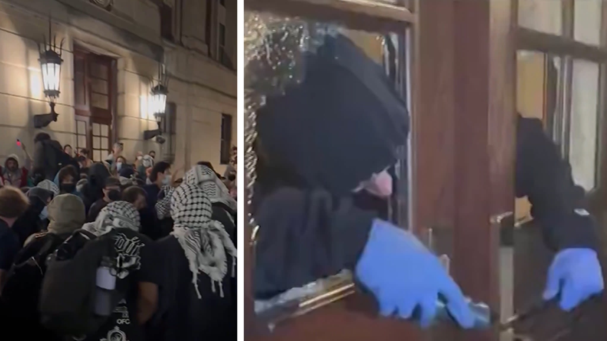 Columbia University Pro-Palestine Protesters Take Over Campus Building