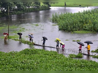 A dreadful flood scenario in Assam impacts more than 6.44 lakh in 19 districts - CNBC TV18