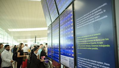 Los aeropuertos vuelven a la normalidad tras la caída mundial de Microsoft